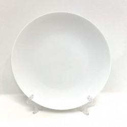 Декоративная настенная тарелка белая 2503