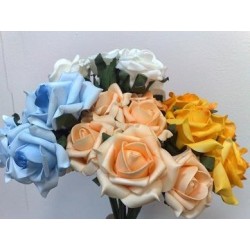 Цветы искусственные розы,букет  Ц11045А