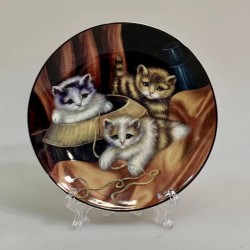 тарелка декоративная "Котята"-2, 06-0001