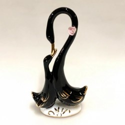 Статуэтка "Лебеди черные", фарфор 11033