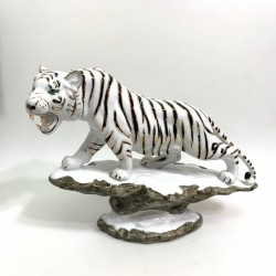 Статуэтка фарфоровая "Тигр белый" д110111